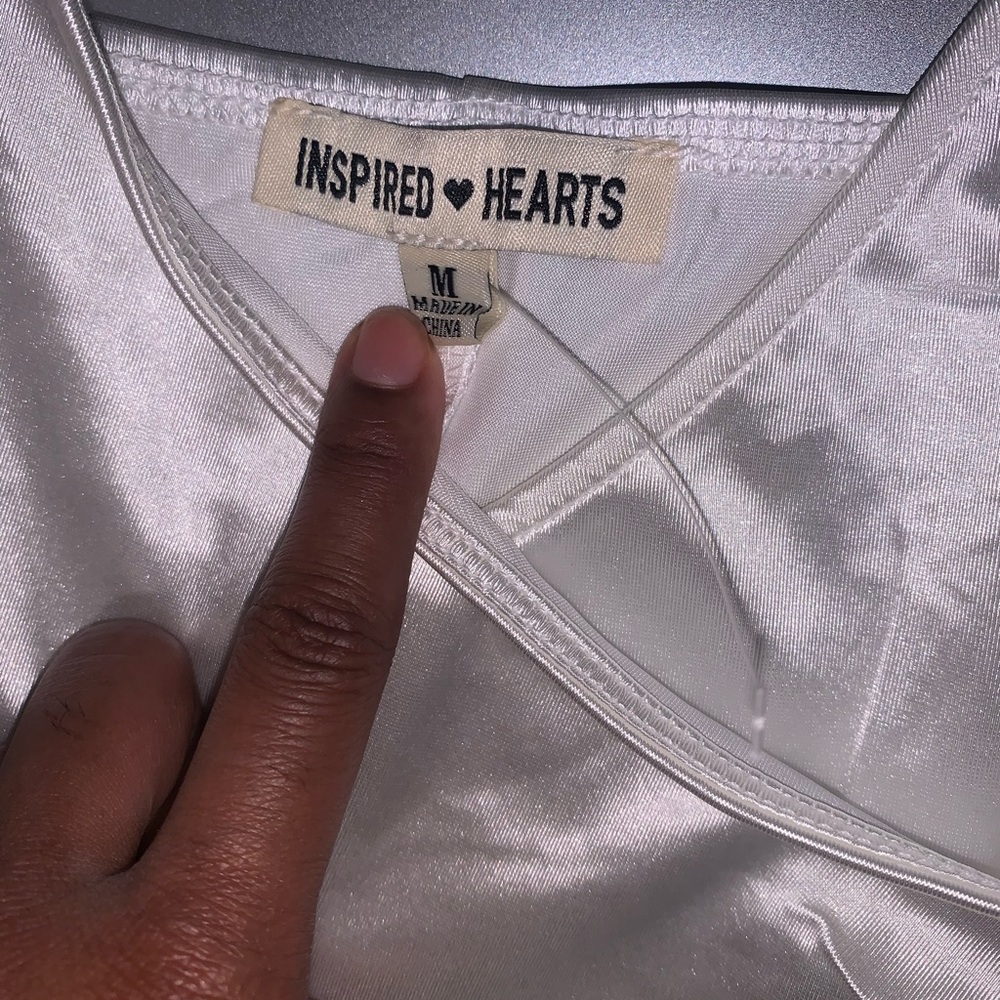 Inspired Hearts White Top